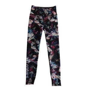 Peloton x WITH Jewels In Space High Waist Legging Size S Purple Multi Reversible